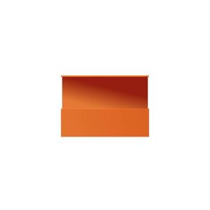 Nichba Design - Boîte à chaussures, 50 cm, orange