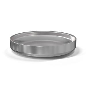 Nichba Design - Plat de service L, Ø 21 cm, acier inoxydabl…