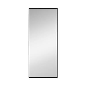 Nichba Design - Miroir mural large, 145 x 60 cm, noir