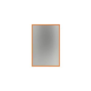 Nichba Design - miroir mural small, 75 x 50 cm, orange