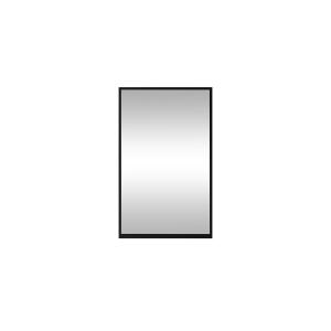 Nichba Design - Miroir mural small, 75 x 50 cm, noir