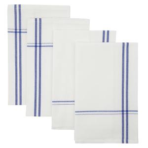 Nicolas Vahé - Amow Serviette en tissu, blanc / bleu (set d…
