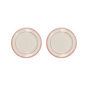 Nicolas Vahé - Bistro Assiette Ø 21 cm, rouge / blanc (set…