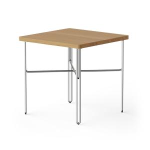 NINE - Inline Table d'appoint, 40 x 40 cm, chêne / acier in…