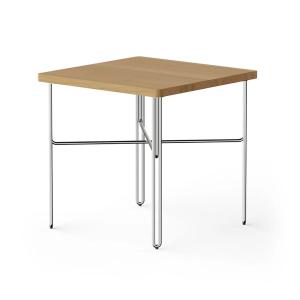 NINE - Inline Table d'appoint, 40 x 40 cm, chêne / acier in…