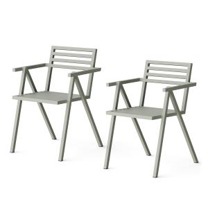 NINE - 19 Outdoors Stacking Armchair, gris