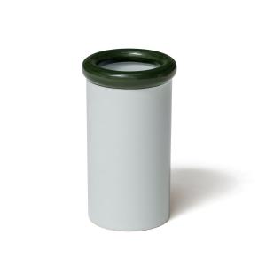 NINE - ROD Vase, Ø x H 12,3 x 21,5 cm, vert foncé / bleu cl…
