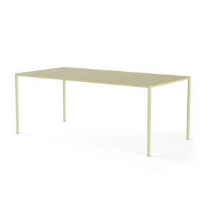 NINE - Sine Table de jardin, 189 x 94,5 cm, jaune