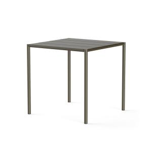 NINE - Sine Table de jardin, 75,5 x 75,5 cm, vert foncé