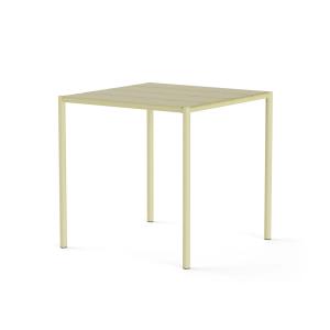 NINE - Sine Table de jardin, 75,5 x 75,5 cm, jaune