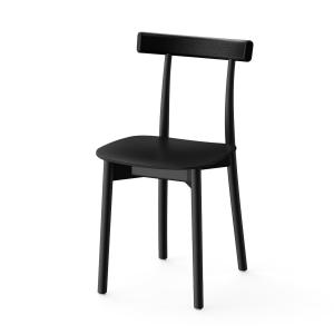 NINE - Skinny Wooden Chair, noir (RAL 9005)