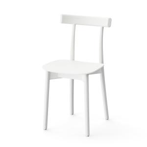 NINE - Skinny Wooden Chair, blanc (RAL 9003)