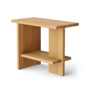 NINE - Tee Table d'appoint rectangulaire 60 x 30 cm, chêne