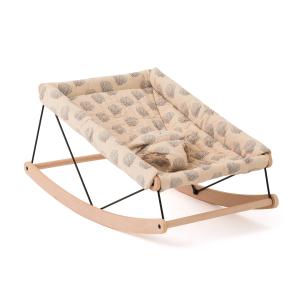Nobodinoz - Growing Green Transat avec coussin, blue gatsby…