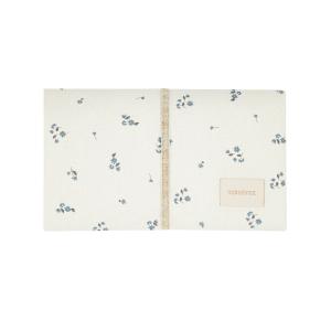Nobodinoz - Mozart Matelas à langer, 50 x 68 cm, lily blue