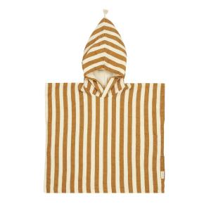 Nobodinoz - Portofino Poncho en mousseline 6-9 ans, honey s…