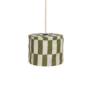 Nobodinoz - Vibes Abat-jour, Ø 20 cm, lin, vert
