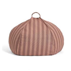 Nobodinoz - Vibes Pouf rond, Ø 70 x H 30 cm, rose / mauve