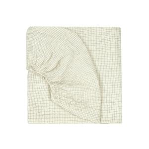 Nobodinoz - Wabi Sabi Drap-housse, 70 x 140 x 15 cm, grille…