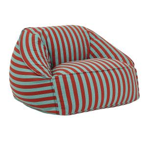 Nobodinoz - Ziggy Fauteuil-sac (pour adultes), red teal gre…