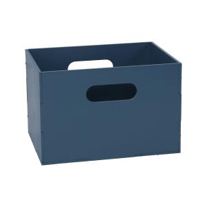 Nofred - Boîte de rangement, 33,5 x 22 x 24 cm, bleu