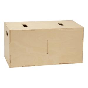 Nofred - Cube Boîte de rangement, long, nature
