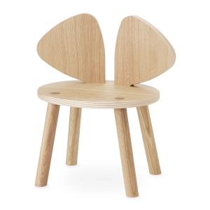 Nofred - Mouse Chaise d'enfant, chêne laqué mat