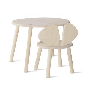 Nofred - Mouse Toddler Set (chaise et table), bouleau laqué…