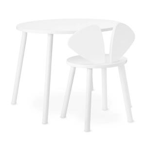 Nofred - Mouse School Set (Junior - Chaise et table), blanc
