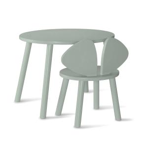 Nofred - Mouse Toddler Set (chaise et table), bouleau laqué…