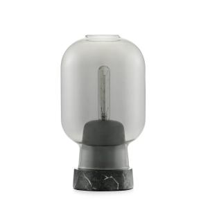 Normann Copenhagen - Amp Lampe de table, marbre noir / smoke