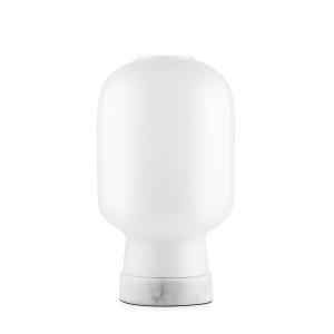Normann Copenhagen - Amp lampe de table, marbre blanc / bla…