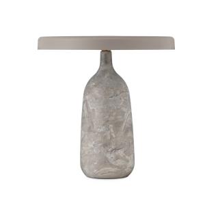 Normann Copenhagen - Lampe de table LED Eddy, marbre gris