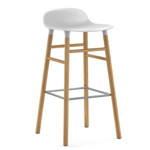 Normann Copenhagen - Tabouret de bar Form 75 cm, pieds en b…