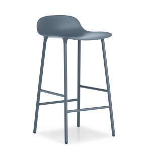 Normann copenhagen - Tabouret de bar Form h 65 cm, bleu