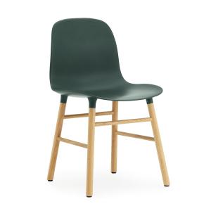 Normann Copenhagen - Chaise Form, piètement chêne / vert