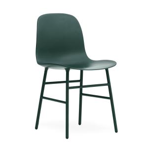 Normann Copenhagen - Chaise Form, piètement acier / vert