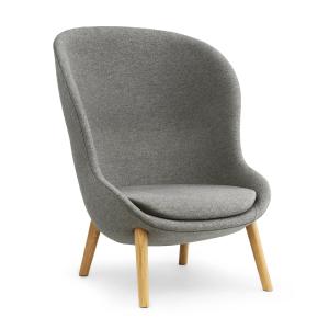 Normann copenhagen - Chaise longue haute hyg, chêne / gris…