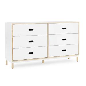 Normann Copenhagen - Commode Kabino avec 6 tiroirs, blanche