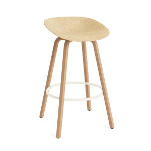 Normann Copenhagen - Mat tabouret de bar 75 cm, hemp / cream