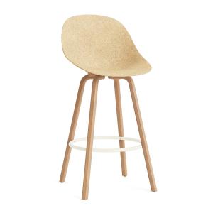 Normann Copenhagen - Mat chaise de bar 75 cm, hemp / cream