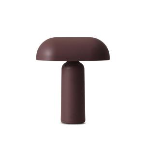 Normann Copenhagen - Porta LED Lampe de table à accu, marro…