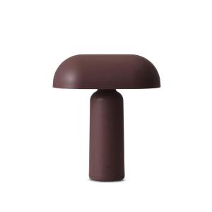 Normann Copenhagen - Porta LED Lampe de table à accu, marro…