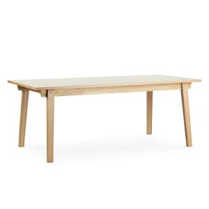 Normann Copenhagen - Table Slice en linoléum 84 x 160 cm, c…