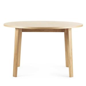 Normann Copenhagen - Table en bois Slice Ø 120 cm, chêne