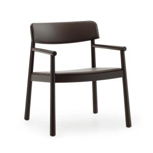 Normann Copenhagen - Timb Lounge fauteuil, marron / chocola…
