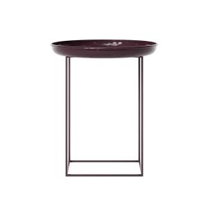 NORR11 - Duke Table d'appoint, Ø 45 x H 52 cm, marron laqué…