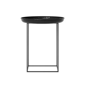 NORR11 - Duke Table d'appoint, Ø 45 x H 52 cm, obsidienne l…