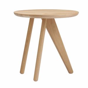 NORR11 - Fin Table d'appoint, Ø 40 x H 40 cm, chêne naturel…