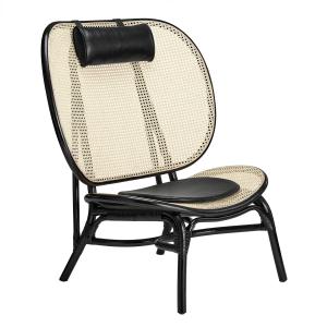 NORR11 - Chaise longue Nomad, nature / noir